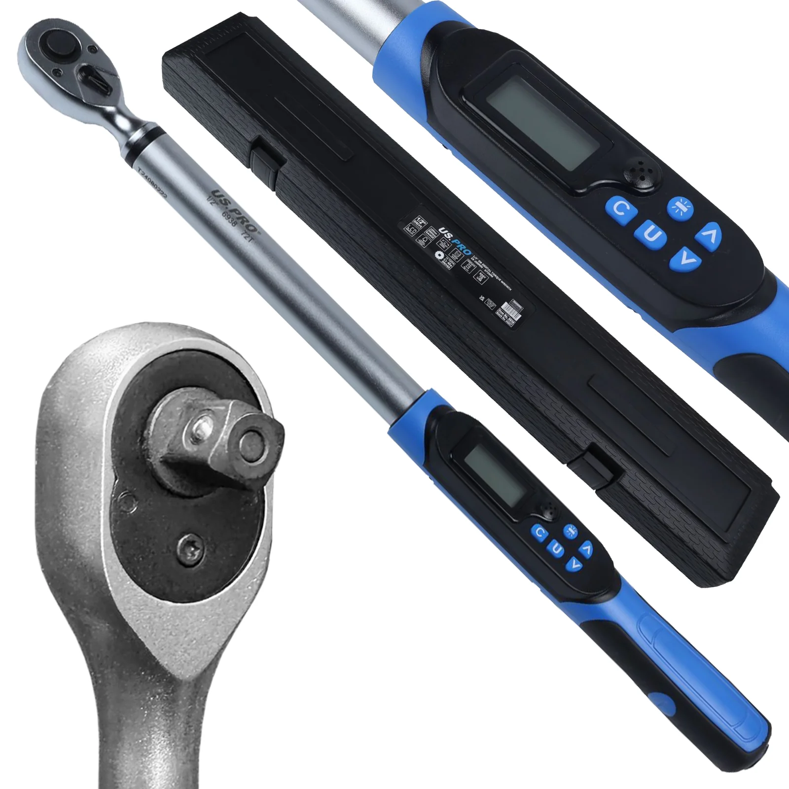 US Pro 1/2″ Drive Digital Torque Wrench 10-200Nm  6938