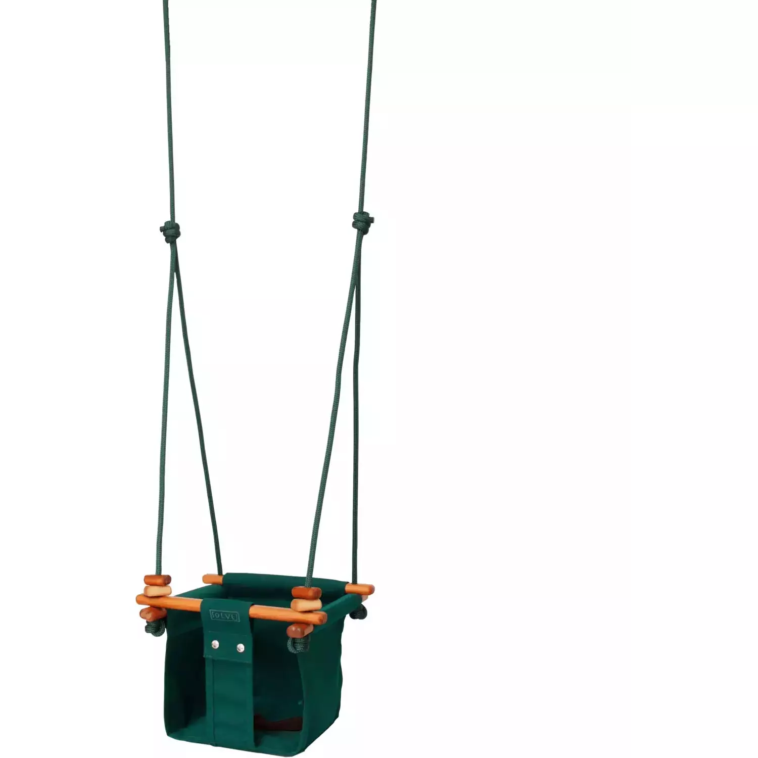Solvej Indoor/Outdoor Toddler Swing – Forest Green