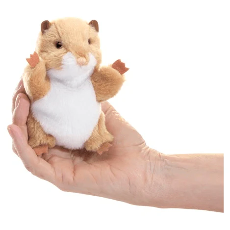 Folkmanis Finger Puppet – Mini Hamster