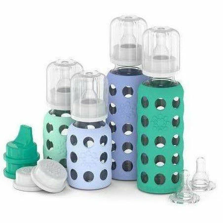 Lifefactory 4-Glass Baby Bottle Starter Set