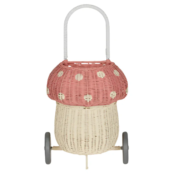 Olli Ella Rattan Mushroom Luggy – Musk