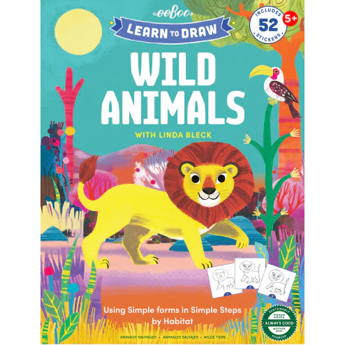 eeBoo Learn To Draw- Wild Animals