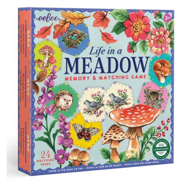 eeBoo Life in a Meadow Matching Game