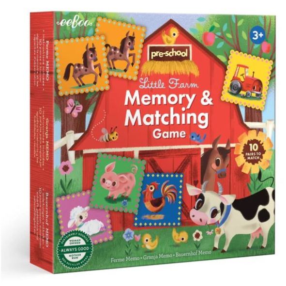 eeBoo Pre-School Little Farm Matching Game