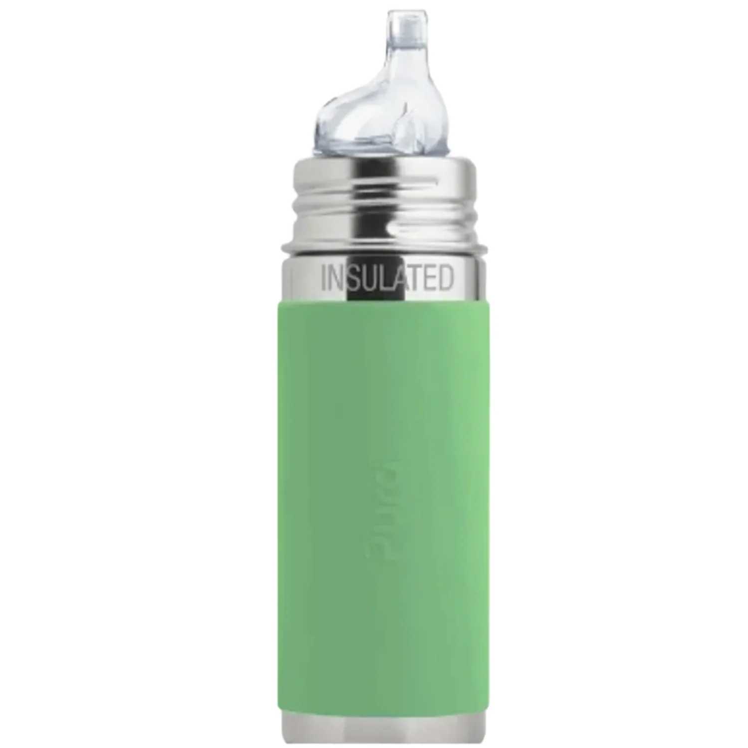 Pura Insulated Sippy Cup w/ Sleeve – Moss