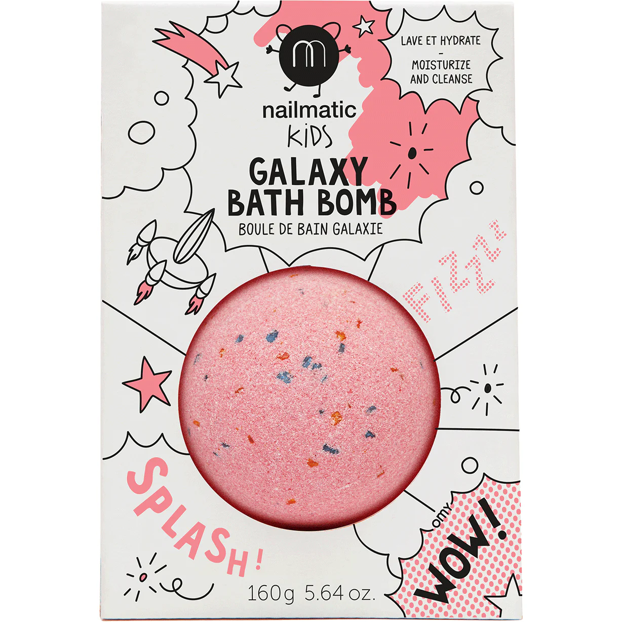 Nailmatic Kids Galactic Bath Bombs – Red Planet