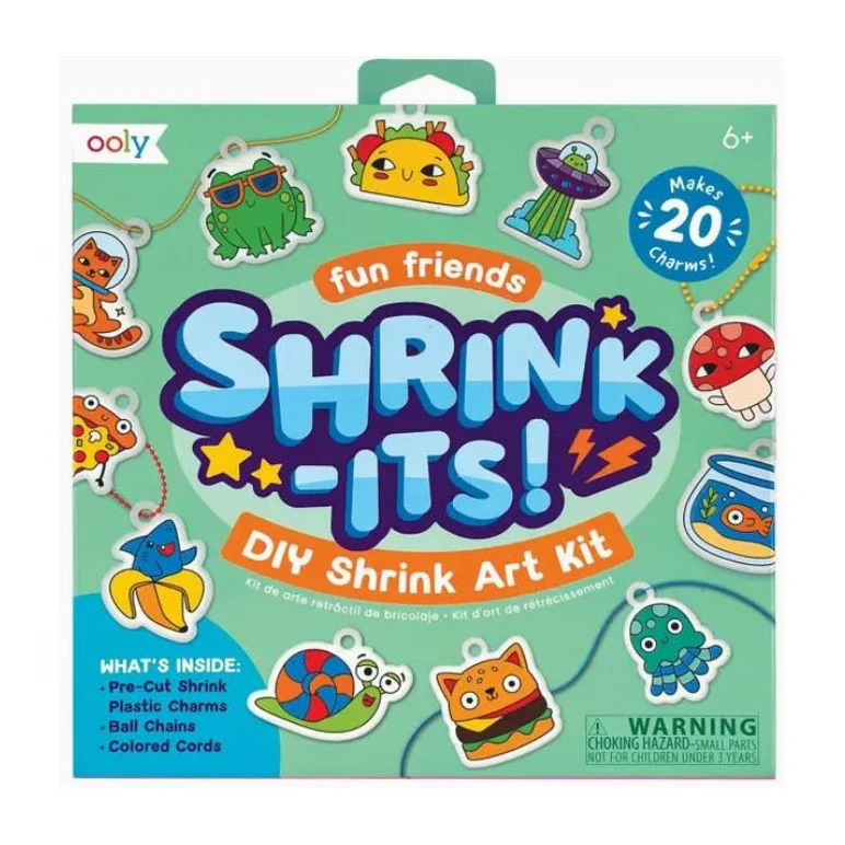 Ooly Shrink-Its! D.I.Y. Shrink Art Kit – Fun Friends
